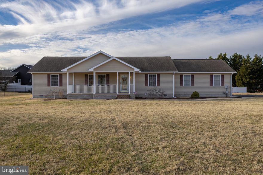 Welcome to this well-situated 3-bedroom, 2-bath ranch home offering comfortable single-level living on a spacious .66-acre lot with public utilities and no HOA restrictions. This property provides the perfect balance of location and convenience, featuring a functional floor plan, generous living space, and plenty of outdoor room for entertaining, gardening, or future expansion. Enjoy the freedom of owning outside of a community while still being just minutes from Milford shopping, dining, and commuter routes. Whether you’re looking for a primary residence, investment opportunity, or downsizing option, this home offers versatility and potential in a desirable Sussex County location.