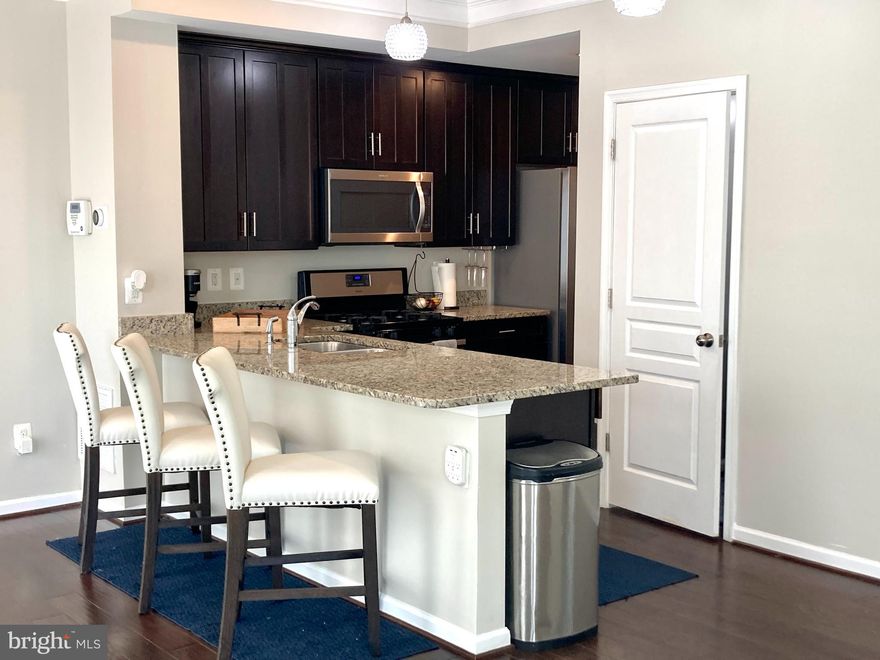 Located in Woodbridge, VA  and close to the town of Occoquan, Quantico, Ft. Belvoir, and the Pentagon, this charming 3 bedroom 2 1/2 bathroom townhouse is a perfect home.  The downstairs features hardwood flooring, a kitchen, living room, and dining area along with the laundry area, a half-bath and access to the garage.  The middle floor is the main bedroom and bathroom and the third floor has 2 bedrooms and full bath.  The flooring in the bedroom areas were recently carpeted in March.   The owner is offering for the furniture be rented for $100/month or the pieces can be purchased.  The townhouse is set up with technology to include an app for controlling the Heating/Cooling.  The unit includes a 1 car garage that can operate off of an app or a traditional garage door opener.   Pets not allowed.