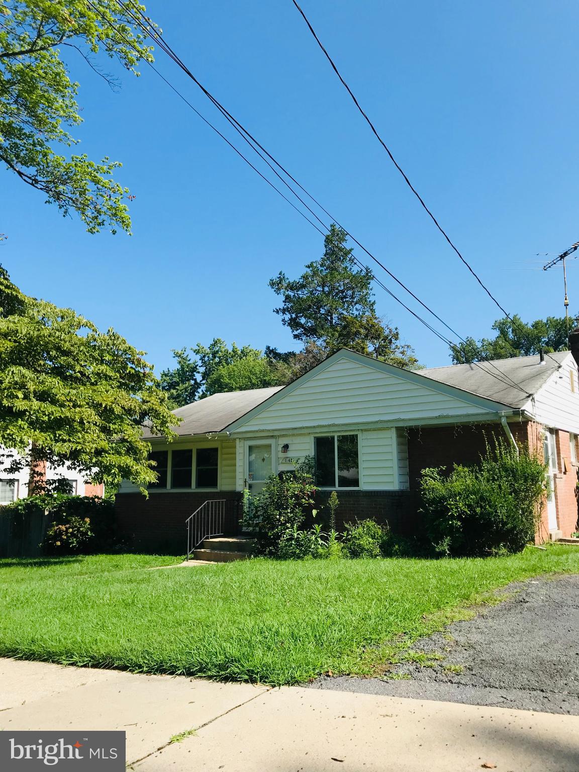 Beautiful 3 bedroom home in Wheaton Hills neighborhood with an easy commute to D.C. via Wheaton Metro. This home is located near the Wheaton mall, great schools, and is perfect for a family! There is also a walking path located nearby for outdoor pleasure.
This home features a spacious basement that is carpeted, has built-in storage shelves, and a built-in bar. It??s perfect for hosting friends and family! The basement also features a concrete area with an in-house washer and dryer unit. Perfect area for storage and laundry!
Upstairs are three bedrooms with carpeted flooring, large windows overlooking the yard, and plenty of closet space. You will also find a cozy family room located in the front of the home that is connected to the dining room and an open kitchen with a door exiting the back of the home into a large fenced in yard.
This one will go fast! DON'T MISS IT!