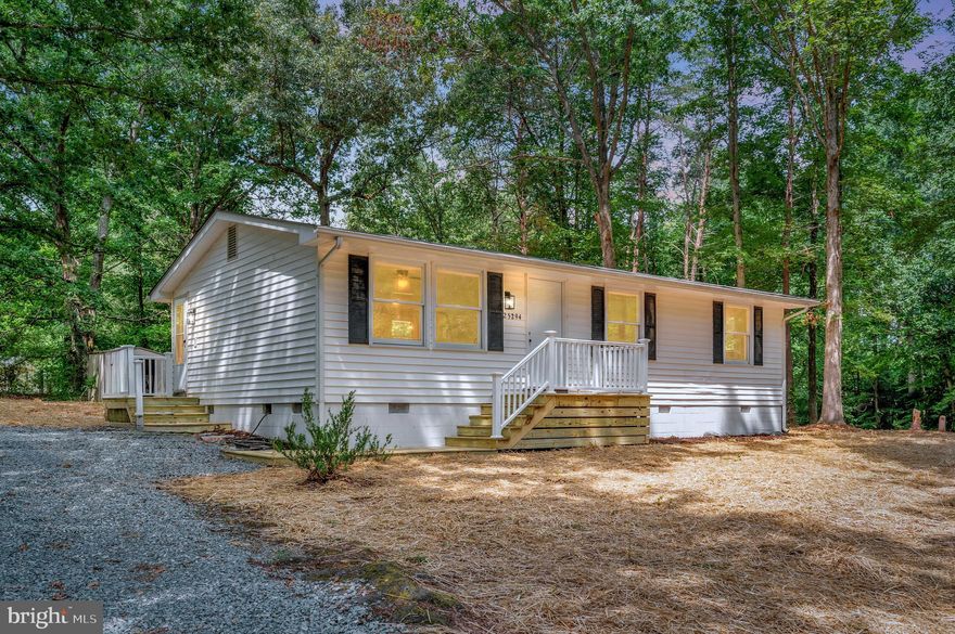 Tucked on a spacious corner lot just over half an acre, this fully renovated rambler in Ruther Glen blends modern updates with comfortable living. Inside, you'll find a brand new HVAC system, hot water heater, updated plumbing, fresh paint, new flooring, granite countertops, upgraded bathrooms, modern light fixtures, and all new appliances.

Located just minutes from I-95 and Ladysmith, it's a great spot for commuting to Fredericksburg or Richmond. Everything has been taken care of - just move in and make it yours!