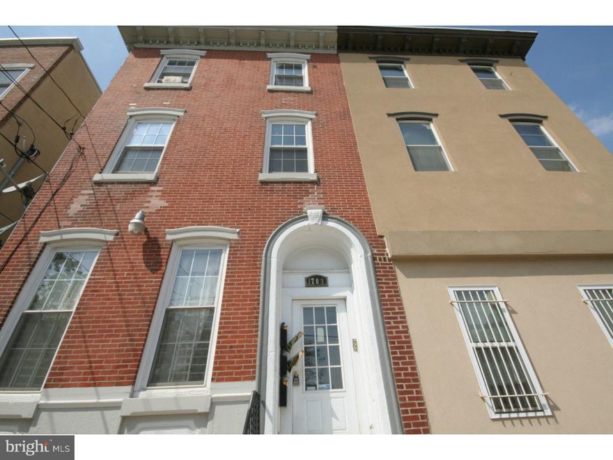 Becoming available for an Aug (fall semester) lease is this 1st floor unit located close to campus.  This unit enters into the living room, the entire apartment has Laminate Hardwood floors throughout except for the bathroom. This is a great layout for students looking to share. The living room is spacious and there is a separate Dining nook for eating or possible study area. The Kitchen has gas cooking and plenty of cabinetry. To the left of the living room area is the large bathroom with modern fixtures, and the 1st bedroom which is enormous. The other 2 bedrooms are in the back of the unit and are also nicely sized, they can fit a full sized bed, desk, TV etc...  This unit has direct access to a large shared back Patio, great for the warmer seasons. There is FREE laundry in the basement of the building.  This is considered the south side of Temple's Campus, and is close to the Edge, Fresh Grocers, The Pearl movie theater, pharmacies, and the Broad St subway.