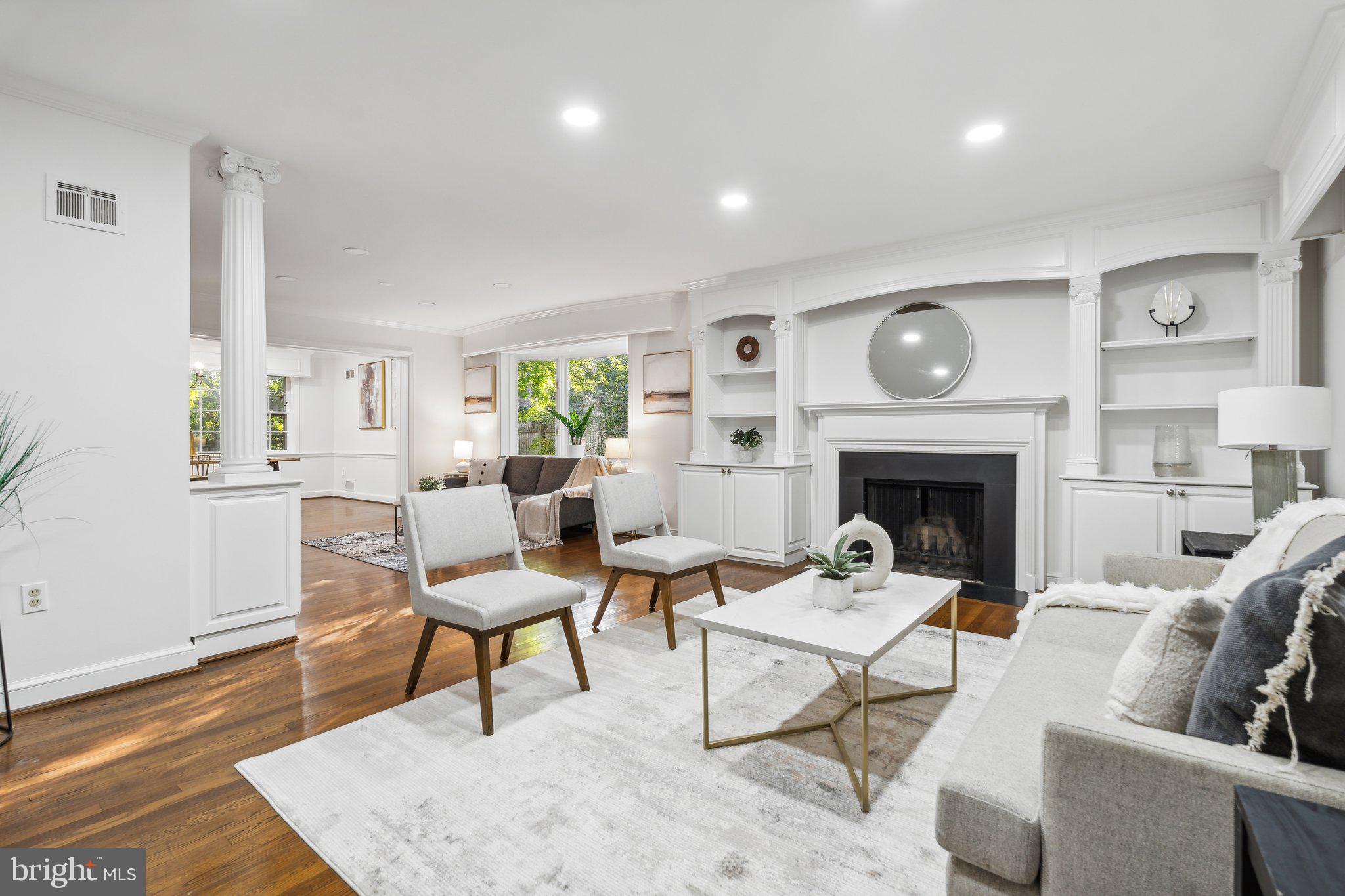 **Multiple offers registered
offers are requested by Thursday 10/31, at 12 noon.**
Welcome to 5125 Baltan Rd, a timeless gem in the sought-after Sumner neighborhood of Bethesda, Maryland. This home presents a rare opportunity to enter a community where fully renovated properties often command nearly double the price. Move right in and enjoy its quintessential mid-century WC & AN Miller Bethesda charm, or customize it to your taste. With endless potential for enhancement, expansion, and renovation, there is significant room for improvement and forced appreciation.
Lovingly maintained and thoughtfully prepared for market, this home features fresh paint throughout, new lighting, refreshed landscaping, and beautifully restored 1959 hardwood floors that bring back its authentic character. Offering over 3,700 square feet of finished living space across three levels, this residence provides a spacious, comfortable retreat on just under a quarter-acre lot.
Inside, you’ll find five bedrooms, an office/den, four full bathrooms, and a convenient half bath. The formal entry foyer opens into a welcoming layout that includes a formal dining room, family room, and living room with a wood-burning fireplace, all illuminated by oversized windows and a charming bay window. Newly installed recessed lighting enhances the warm and inviting ambiance.
The main-level primary suite is conveniently located just off the kitchen, offering a spacious layout with double exposures, an en-suite bathroom, and a pass-through Jack-and-Jill half bath leading to a stately study. This study features built-in closets and two additional exposures for warm, diffuse natural light. The walk-out lower level includes a second kitchen, an additional bedroom, an expansive rec/family room, and a private entrance, making it ideal for multi-generational living or rental potential. The fully fenced backyard is a private oasis, complete with an oversized stone patio perfect for outdoor gatherings and entertaining.
Sumner is part of the highly regarded Walt Whitman High School cluster and offers a private, yet highly accessible location. Enjoy nearby access to the Capital Crescent Trail, Glen Echo Park, and entry points to the C&O Canal walking trails. The home is a quick commute to downtown Washington D.C., Georgetown, and Northern Virginia attractions. The convenient Sangamore Shopping Center provides grocery, dining, and retail options, and bustling downtown Bethesda, with its diverse amenities and Metro access, is just around the corner. buying in Sumner means you’ll also be minutes from Friendship Heights Metro Station, major highways, and main connector roads for easy regional access.
Don’t miss the chance to make this home your own in a well-established, vibrant neighborhood with city amenities close at hand.