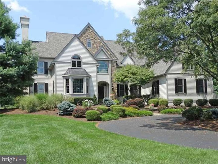 STUNNING AND GRAND Weatherfield Colonial. Tree-lined and secludedentrance leading to a circular driveway. Unique, architurally designed exterior completed in 2014, featuring new custom millwork, stone, new 40 year roof and windows.  With its secluded setting and large interior and exterior public spaces, this home is wonderful for entertaining.  Front stone walkway leads to a beautiful entry via formal gardens.  Rear stone patio and deck featuring benches designed to accommodate large gatherings.  Enter this 5 bedroom, meticulously maintained home into an expansive columned foyer with a grand staircase and open columned dining and living room area with fireplace. Hardwood throughout the first floor, that also features a library with custom cherry bookcases. The family room has a double story stone fireplace and spectacular two story windows overlooking the backyard.  Beautiful kitchen featuring granite counters and island, Subzero, Miele and GE Profile appliances as well as breakfast room with window wall all overlooking the backyard.  Upstairs begins with a luxurious master bedroom also with a fireplace and large sitting area. The beautiful master bath has cathedral ceiling, spa tub, new frameless shower, new fixtures and granite counters over cherry cabinetry.  In addition, the second floor also features two additional full baths and four additional bedrooms, all with double closets.  The finished basement has high ceilings,tile floors and a large custom temperature controlled wine cellar, large enough to host wine tasting dinners. There is plenty of space for entertaining and storage.  The backyard is magnificent and includes a playground.  This home features a very high level of workmanship that is unique to the area and should be seen to be appreciated.
