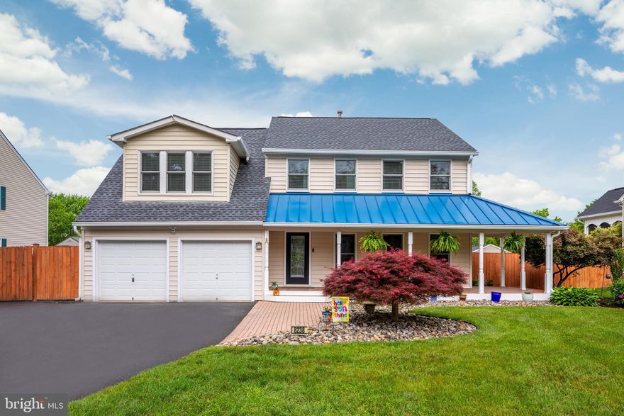 Welcome home to this stunning colonial nestled in Sunnybrook Estates, right in the heart of Manassas! Your search ends here with this exceptional residence boasting not one, but two primary suites. Revel in the abundance of special features and recent updates including upgraded windows, a brand-new roof, and a charming tin roof adorning the front porch. Step inside to discover updated flooring throughout and be captivated by the fully renovated chef's kitchen, complete with top-of-the-line Kitchen Aid appliances. Enjoy the serene ambiance of the screened-in porch equipped with a TV and wood pellet-burning stove, perfect for year-round relaxation. Outside, indulge in resort-style living with a saltwater pool, outdoor kitchen, and built-in fire pit. Additional highlights include a convenient pool changing room, a work shed, and an indoor gym that can easily convert back to a garage. Upstairs, find the convenience of an upper-level laundry, while the fenced backyard offers ample space on this oversized lot.  Perfectly situated for commuters and just moments away from the charm of old town Manassas, this home truly has it all.