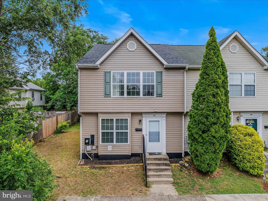 *Tax reflected is not owner occupied. Owner occupants with receive lowered tax bill in tax year 2027. This 3 bedroom 2.5 bath townhome has been beautifully maintained and updated. You have a newer roof so check that off your list! In the front of the property there are 2 dedicated parking spaces for your use. Sturdy concrete steps lead you to your new home. Inside, you have a large living room with a spacious coat closet and large windows. The space is completed with overhead lighting and easy-care laminate floors. This a great place to gather with friends and family. On the main level you also have a large laundry room and 1/2 bath with a large single bowl vanity. This affords you extra storage on this level. Beyond the living room you have the open dining room and kitchen. The dining room features overhead light, LVP floors, and access to the rear patio.  The kitchen features easy-care laminate countertops. The oak cabinetry provides ample storage. As and the large window lets in lots of natural light. Upstairs you have two generously sized bedrooms with LVP floors, overhead lights, and large closets for ample storage space. The hall bath features LVP floors, 2 ft single bowl vanity, and tub/shower combo. Down the hall the primary suite features LVP floors and large windows. The suite includes a large walk-in closet and private ensuite full bathroom. Outside in the rear of the home you have a large concrete patio ready for summer BBQs. You have a large rear and side yard beyond this for plenty of space. The rear yard backs to mature trees which provides lots of privacy. This home has everything