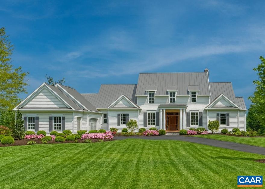 Graced with quietly welcoming familiarity, this 6-bedroom, 5 bath to-be-built custom home captures the elegance of a classic Southern home paired with open interior living spaces in one of Charlottesville?s most desirable, established neighborhoods. Sited on a premier homesite in the Bellair neighborhood, the residence will overlook the 16th fairway of UVA?s Birdwood Golf Course and its beautiful lake, delivering sweeping views. Inside, a flowing arrangement of generously scaled rooms offers an on-point floor plan featuring exceptional craftsmanship, gracious indoor?outdoor living, and picturesque views. The main-level primary suite provides a serene escape with private views, while an addl en-suite guest bedroom on the first floor ensures comfort and convenience for family and visitors. Three additional bedrooms are located on the upper level. The walk-out terrace level is designed for memorable entertaining, casual evenings, or extended family stays - designed with a large recreation area, two additional en-suite bedrooms, a dedicated home gym, and a home theater. Perfectly positioned between Farmington and UVA, this exceptional home is just five minutes to UVA Hospital, Stadium, JPJ and Cville's best dining. Spring 2027.,Granite Counter,Painted Cabinets,Quartz Counter,White Cabinets,Wood Cabinets