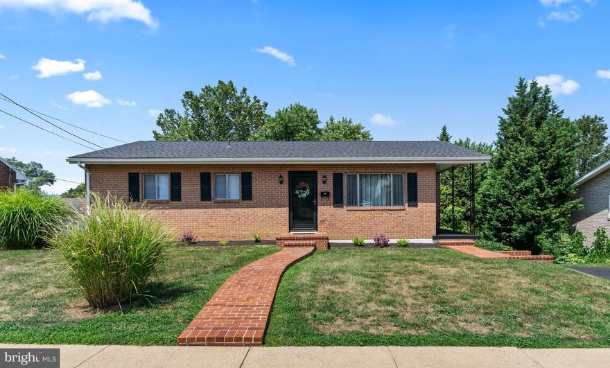 Meticulously maintained, this attractive ranch home has only had 2 owners and the current owner has been there since 1980!  The current owner has upgraded both the kitchen and bath and added fresh paint throughout.  Kitchen upgrades include solid maple custom cabinets, granite countertops, and recessed lighting.  Original hardwood flooring throughout is in excellent condition.  Basement also has walk out access to the back yard, partially finished section for additional living space, and plenty of storage space.  Exterior brick walkway adds charm and character.  Roof was replaced in 2015.