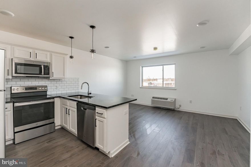 Available August 1st! Modern studio apartment home available in a brand new construction apartment community. Located along Roxborough's vibrant Ridge Avenue corridor, convenient to shopping, dining, transit, and more! Your new top-floor home includes easy-to-clean  vinyl wood plank flooring, custom granite countertops, and large windows that let in tons of natural light. Stacked washer & dryer in the apartment with dishwasher & garbage disposal make chores a breeze! Stay comfortable year-round with individually controlled PTAC Climate Control in each room. All residents at Lilac Pointe can access the green roof deck, resident lounge, and fitness center for no additional charge. Plus, we are pet friendly with NO FEES! Apply today- this home will not last long!