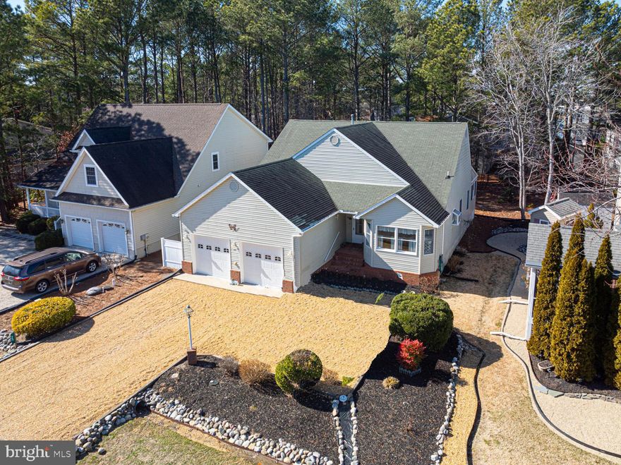 This fantastic, move-in-ready, one-level home has everything you need! Located in North Ocean Pines, this lovely 3-bedroom, 2-bathroom home has been well maintained and shows great pride in every detail. As you pull into the driveway, you'll notice its charm and care. The home features an open floor plan, creating a spacious feeling. The nicely appointed kitchen includes solid surface counters, a center island, new backsplash and newer appliances, complemented by a bright breakfast room. There’s also a spacious sunroom with a gas heater, perfect for those cool evenings, which overlooks a serene natural setting.  The comfortable primary bedroom boasts a large walk-in closet and second closet, as well as  2 additional bedrooms, all with ceiling fans.  You well see updates throughout the home.  Truly a must see!! Ocean Pines offers numerous amenities, including five swimming pools, golf courses, marinas, restaurants, and more. Now is the perfect time to invest in the beach lifestyle!