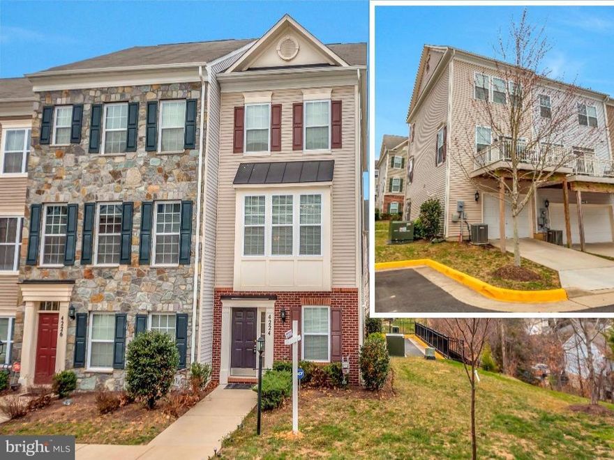 Cozy end unit with bright, open and spacious living areas. Built-in overhead microwave, 5-Gas burner stove, SS appliances, Granite counters and center island in kitchen, hard wood floors throughout the second level, Enhanced crown molding package, Decorative ceiling mandolin molding, New stacked washer and dryer, Large deck great for entertaining. Close to Quantico, shops, I95 and more