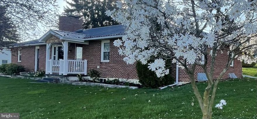 Completely remodeled charming brick ranch home with open concept kitchen/living room. Quartz countertop & custom hickory breakfast bar in large kitchen. Two fireplaces PLUS wood stove capable of heating entire home (electric baseboard otherwise). Enormous rec room that can be used as a 4th bedroom. 1st floor laundry w/easy access to backyard & clothesline. New metal roof in 2023. Oversized attached 2-car garage w/work bench. Paved turn-around and additional parking area behind garage. 12 x 20 shed. 1/3 acre in quiet neighborhood area w/friendly neighbors & easy access to main roads. Close to major highways, such as 144, 45, 322, and I-80.