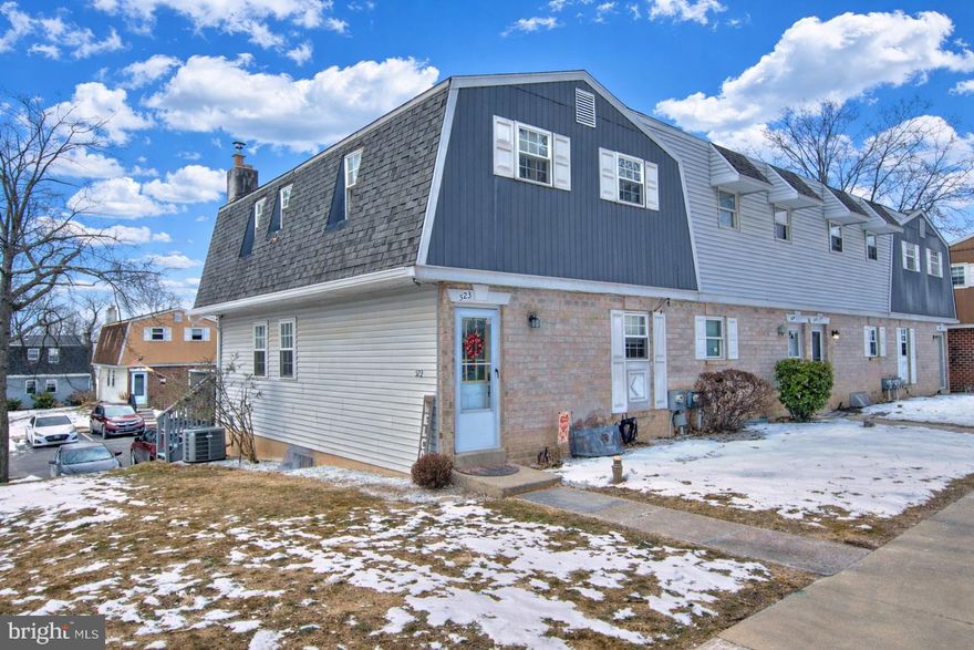 Coming soon! Welcome to this beautifully maintained 3 bedroom, 2.5 bath end-unit townhome located in the desirable Sanatoga Village community within the Pottsgrove School District. This move-in-ready home offers the perfect blend of comfort, convenience, and low-maintenance living. Step inside to find a spacious eat-in kitchen featuring tile flooring, recessed lighting, and updated appliances. The kitchen flows seamlessly into the large living room where a charming corner brick fireplace creates a warm and inviting atmosphere. Easy-care laminate flooring enhances the main living area, and a convenient powder room completes the first floor. Upstairs, you’ll find three bedrooms, all with ceiling fans, along with a full hall bath. The owner’s suite offers the added privacy of its own full bath. The basement provides abundant storage and a blank canvas ready to be finished for additional living space. Recent upgrades include newer HVAC and laminate flooring. The HOA covers exterior maintenance, lawn care, snow removal, trash, and common area maintenance—making everyday living effortless. Ideally located near shopping, dining, and major routes, this wonderful home is ready for its next owner. Don’t miss the opportunity to make it yours!