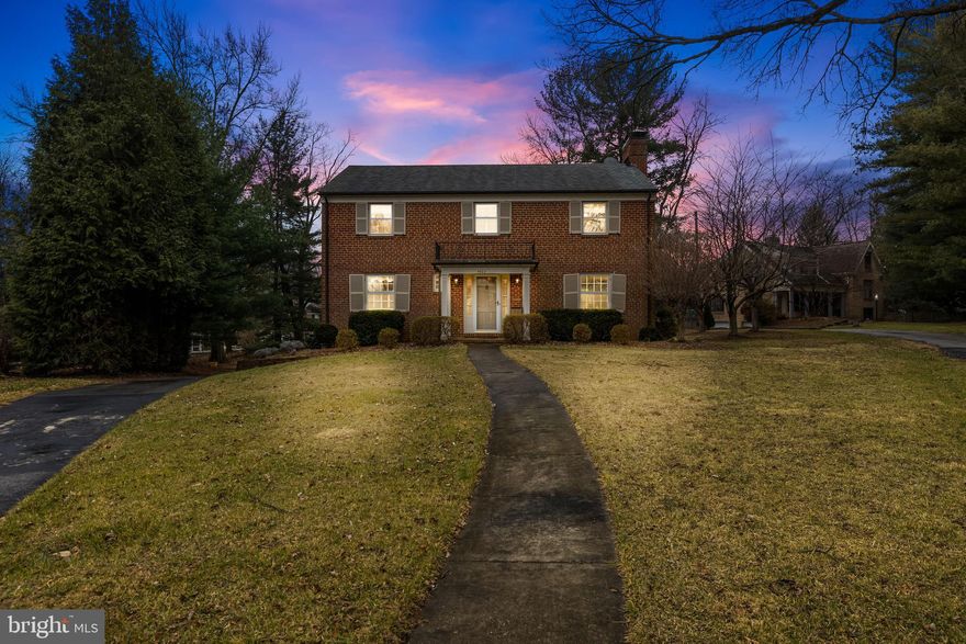 Conveniently located on a quiet cul de sac in Homeland without the restrictions or fees associated with an HOA.  Well maintained and pristine 4bd/3.5ba colonial with a 2 car garage and spacious yard.  Hardwood floors through the home offer a clean finished look.  Kitchen has wood cabinets with granite countertops and plenty of room for a breakfast table.  Enjoy a cup of coffee or cocktail on the lovely slate patio out back that you can access off the kitchen or living room.  Dining Room is separate with a bay window overlooking the yard.  Living room is gracious in size with lots of natural sunlight and a gas fireplace.  The upper level has hardwood floors throughout with generous size closets.  Lower level is fully finished with an additional full bath, gas fireplace, office, mud room and spacious laundry room with california closet organizers.  Dont miss the opportunity to move into this pristine home that is located within minutes of dining, shopping and commuter routes.