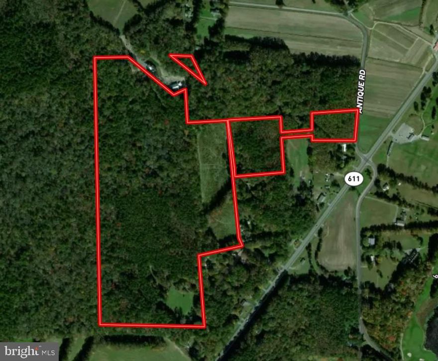 This ±68  acre property offers a rare opportunity to own a highly usable mix of timberland, wildlife habitat, and improved access in a desirable Worcester County location. With approximately 7 acres of cleared land and roughly 61 acres in mature mixed timber, the tract is ideally suited for the buyer seeking a private hunting retreat, long-term land investment, or weekend getaway property.

The timber consists of a strong blend of mature pine and hardwoods, with investment-grade timber value and stand maps available upon request. The property’s dominant sandy loam soils, diverse cover, and established woodland habitat create excellent conditions for whitetail deer and turkey hunting. Whether you are looking to set up food plots, strategically place stands, or simply enjoy a quiet recreational tract with strong wildlife appeal, this farm checks the boxes.

Adding to its utility and charm is an existing ±816 square foot cottage currently being used as an Airbnb, offering immediate potential for personal use, short-term rental income, or a base camp for hunting season. The property also benefits from frontage on Clark Road and Antique Road, along with deeded right-of-way access from Route 611, providing multiple points of access and added flexibility for recreation and management.

Properties of this size and character—offering mature timber, proven hunting habitat, rental potential, and convenient access near Berlin and the Maryland coast—are increasingly hard to find.