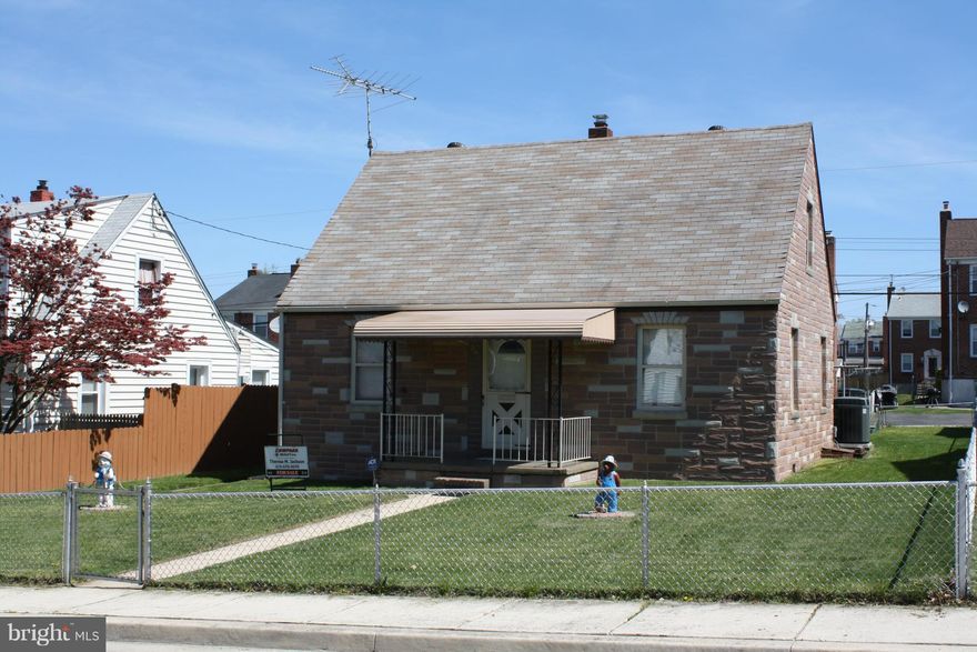 REDUCED PRICE! Estate sale, seller says SELL!  Very well kept post WWII Cape Cod, easy commute to 695 & 95, original home with formstone exterior, close to Back River and Essex Elementary School. Hardwood floors, fully fenced yard and rear deck with large shed and gravel parking area.
