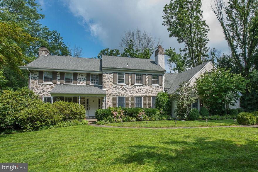 This Main Line home is situated in a private cul-de-sac on the north side of Villanova!  This expanded 5300+ SF home has everything you need under one roof!  Adjacent from the center hall foyer are the formal living room with large fireplace and 4 large windows bringing natural light and formal dining room with 2nd fireplace for holiday dinners and special occasions with a wet bar for perfect entertaining.  Living room offers French doors that open to a den or office space overlooking the manicured grounds and in ground pool.  Gourmet kitchen with top of the line stainless steel appliances, custom back splash and access to spacious deck.  Great room with cathedral ceiling surrounded by floor to ceiling windows and 3rd fireplace complete the main rooms on this level.  Main level laundry, powder room, big mudroom and entry to 3 car garage  2nd level offers extensive Master suite featuring with his/her walk in closets, his/her vanities, whirlpool tub and custom shower.  4 additional family sized bedrooms and 2 full baths on this level with access to steps up to full attic area.  Walk out Lower level offers tremendous space   beautiful stone fireplace center of attention for 2nd family room or recreation area, 2nd laundry, full bath, home gym/bonus room that can be utilized as the 6 bedroom for an in law or au pair suite.  Easy access to lower patio and exterior backyard to enjoy over an acre of privacy and pool fun! Award Winning Lower Merion Schools and minutes to Bryn Mawr train station, 76, 476, Main Line shopping and restaurants.  Short drive to Center City Phila, 30th St. Station and PHL Airport.