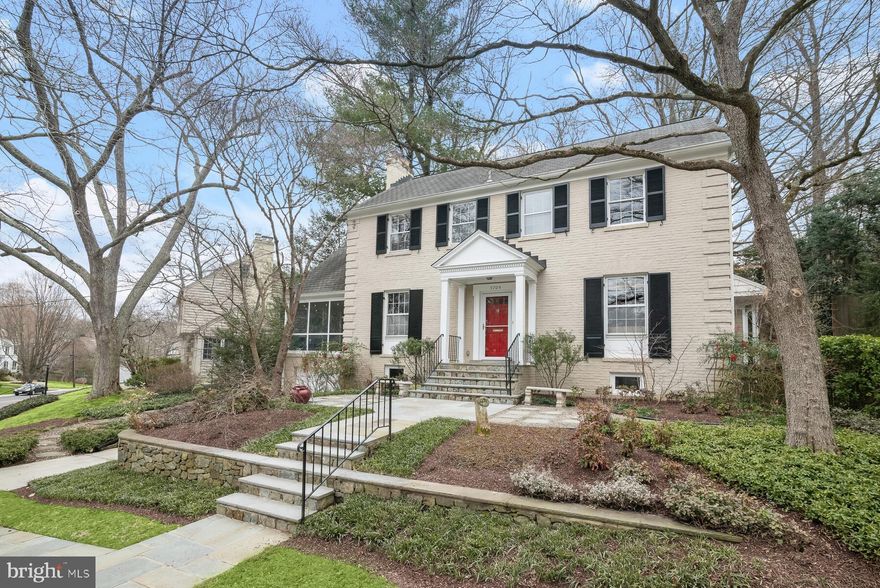 OPEN FOR THE PUBLIC THURSDAY 4-5:30. In the heart of Sumner in the valuable 20816 zip code, this classic center entry colonial is enhanced by a large and quite fantastic open Kitchen/Family room across the back of the home. No detail spared, it's special and connects to a pleasing deck which connects to an even more appealing  large screened porch. The home has received a documented $436,000+ in improvements during the 20 year ownership of the current residents!<br/><br/>
This warm spacious home is where the Capital Crescent & Little Falls Stream Trails become your backyard, just a three minute walk away.  The trails are packed with nature and wild life and the neighbors are wonderful.  This home is equally ideal for raising a family or for entertaining with its kitchen/family room, packed with high end appliances ( Gaggenau, Thermador, Miele, Sub Zero)<br/><br/>
The large screened porch is ideal for summer dinners with family and friends or your morning coffee listening to birdsong.  The home also includes a unique piece of European history  as its current owners inserted a piece of the Berlin Wall into the chimney of the fireplace when they built the rear addition!  How cool is that?<br/><br/>
The renovated Primary bedroom has been enhanced and expanded with custom closets while its en suite bathroom has ample storage and a spacious shower featuring a rain shower head, wall spray jet and a handheld spray wand. <br/><br/>
The garage comes equipped with ample shelving and an electric vehicle charger.<br/><br/>
The lower level office could also serve as a fifth bedroom if desired. The home features wonderfully designed front and backyard patios, a deck connecting the kitchen, barbecue area and screened porch, and mostly native plantings for a low maintenance exterior. <br/><br/>
Just off Mass Ave., near Westmoreland Circle, Sumner is only minutes from Downtown, Georgetown, and Bethesda/Chevy Chase and also affords an easy commute to neighboring Maryland and Virginia as well as access to all area airports. The shops, restaurants and Metro  Friendship Heights, Chevy Chase/Bethesda are within a short distance, as are many parks.  So close to everything, this location is the choice for those who desire a mature, established neighborhood with all of the conveniences of the city right at hand, along with a top rated school district.,