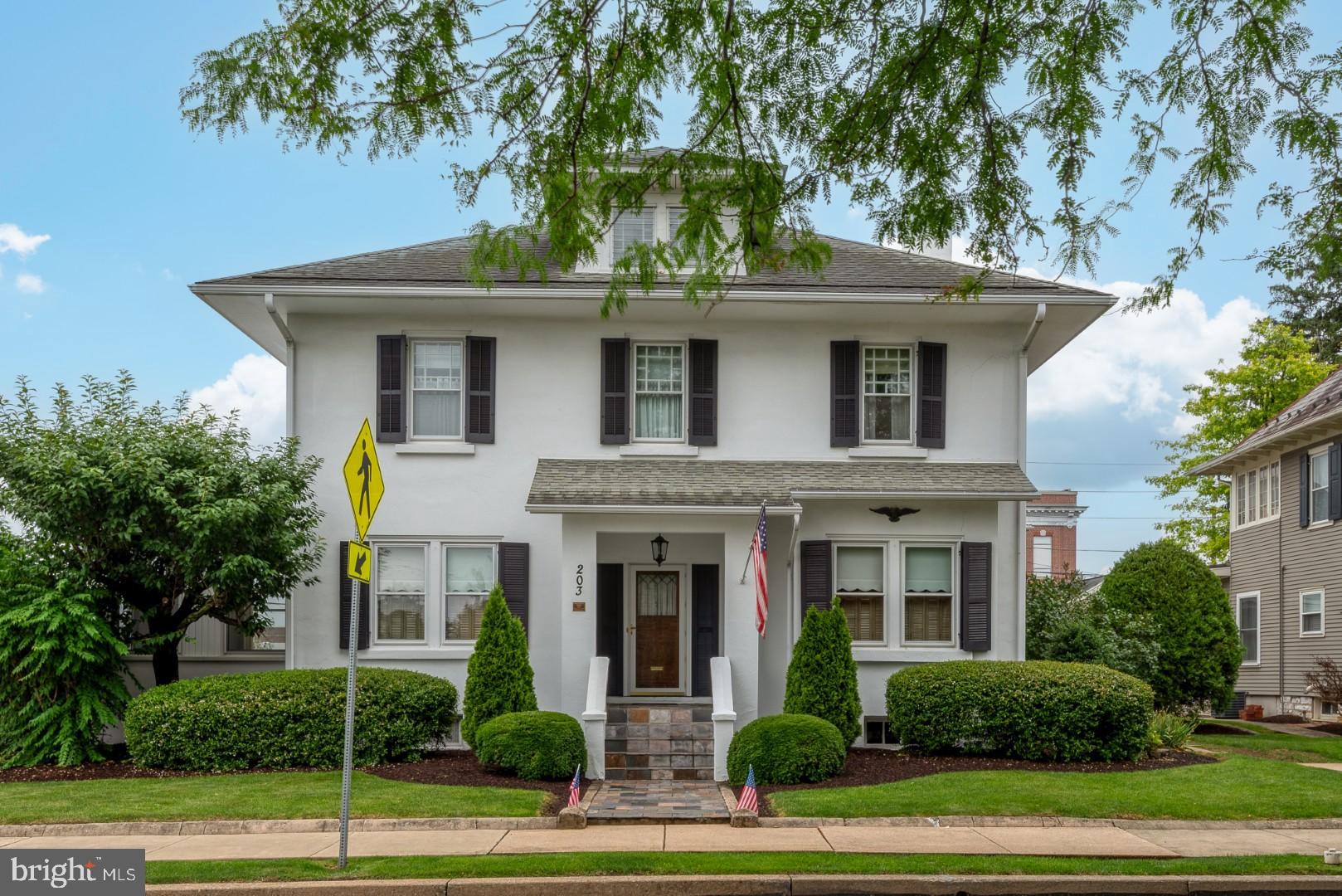 **THIS IS AN AUCTION. THE STARTING BID IS NO INDICATION OF THE FINAL SELLING PRICE. Property Features: 5 Bedrooms; 1.5 Baths; Sunroom, Heated; Partially Finished Attic; Central Air (New 2019); Natural Gas Hot Water Heat (New 2022); Hardwood Floors; Crown Molding; Wood-Burning Brick Fireplace; Brick Patio; Full Unfinished Basement; Off Street Parking; Walking Distance to the Area’s Best Amenities; Public Water / Public Sewer; Hershey Schools; Total Taxes: $4387/yr. With rich architectural details, this property offers a timeless setting just steps from dining, shopping, and vibrant community events.