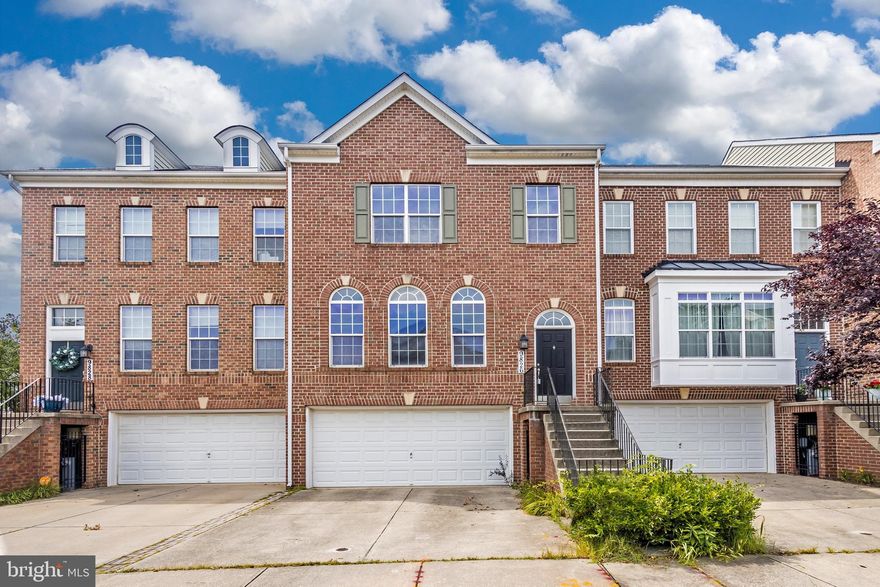 MOVE IN READY! Brick-Front Townhouse located in the prestigious development of Emerson at Skylark Ridge! So much space! This sun-filled 3 bedroom 2.5 bathroom beauty features an updated eat-in kitchen boasting granite countertops and breakfast bar, stainless steel appliances. Low maintenance deck. Dining area with hardwood floors opens to spacious family room.  The main level features hardwood floors, Basement/Second family room with gas fireplace. The upper level boasts a magnificent owner's suite with a walk in closet and a luxury bath with double sinks, a large soaking tub and separate shower. Additionally, there are 2 bedrooms that share a large hall bath with double sinks and a tub. The staircase that runs from the top floor to the lowest level! New Carpet (2021), New microwave(2019), new washer(2019) and new AC (2018). Entertain in your finished walkout basement with a patio. 2 car garage and much more. Emerson Subdivision pool, tennis court, and clubhouse. Commute easily via MARC Train. Easy access to 95, 216, Intercounty Connector (ICC), and 29. Convenient to Ft. Meade, DC, and Baltimore. Howard County Schools and close to plenty of shopping, restaurants. MUST SEE!!!!