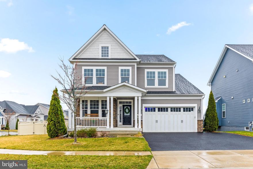 Rare 2.5% Assumable VA Loan + Chesapeake Schools! Don’t miss this incredible opportunity to assume a 2.5% VA loan on a beautifully refreshed home in Pasadena’s sought-after Harvest Ridge community and Chesapeake School District. Built in 2018 and freshly painted, this 4-bedroom, 2.5-bath home offers over 2,800 sq ft of above-grade living space with wide-plank flooring, an open-concept layout, and a well-appointed kitchen featuring granite countertops, stainless steel appliances, upgraded cabinetry, a walk-in pantry, and a built-in desk nook. The main level includes a private home office, powder room, and a professionally epoxied two-car garage with a 240v EV charger. Outside, enjoy a fully fenced corner lot with a spacious paver patio—ideal for relaxing or entertaining. The upper level features a luxurious primary suite with tray ceilings, soaking tub, dual vanities, a walk-in shower, and a huge walk-in closet, plus a convenient upper-level laundry room. The unfinished basement offers nearly 1,400 sq ft with a full bath rough-in and endless potential. With move-in ready updates and an exceptional financing opportunity, this home is a must-see!