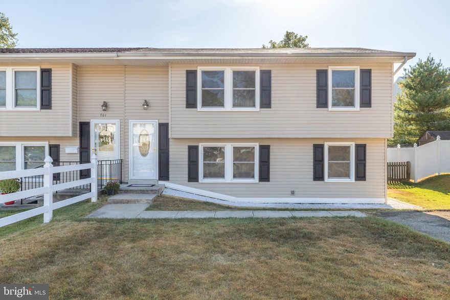 Beautifully updated 4BR/1.5BA duplex w/ new siding & new flooring! Stainless steel appliances! Fenced  rear yard w/ large shed! Off street parking. Close to NSA, Fort Meade, 32, 97, Disa, shopping & more! Call today for your private showing!