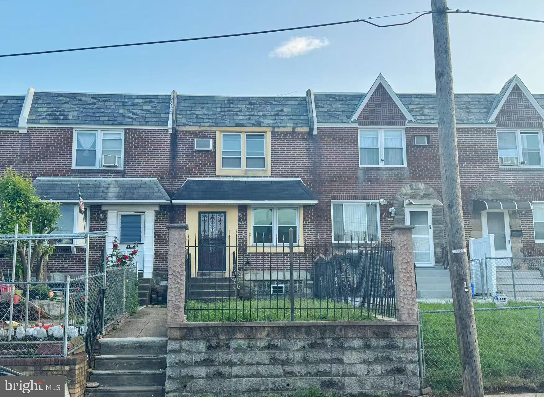 Welcome to 2244 Disston Street – A Move-In Ready Gem in Mayfair!
This well-maintained 3-bedroom, 1-bath classic AirLite rowhome offers space, comfort, and key updates, all tucked into a peaceful, tree-lined street in the desirable Northeast Philadelphia neighborhood of Mayfair.
Step inside to a spacious and light-filled living room with a ceiling fan and ceramic tile flooring that flows seamlessly into the formal dining area—ideal for gatherings or family dinners. The updated eat-in kitchen features modern countertops, ample cabinetry, and a garbage disposal, perfect for the everyday chef. The layout is functional and inviting, ready for your personal touch.
Upstairs, you'll find three comfortable bedrooms, including a generously sized primary bedroom with ample closet space and elegant wood-style flooring. The updated hall bath boasts charming retro tilework, a full tub/shower combo, and a skylight for natural brightness.
The fully finished basement expands your living space—great for a rec room, home gym, or office—and includes access to a private garage and rear entry driveway. The front yard is enclosed with a wrought iron fence, adding both curb appeal and privacy.
Just minutes from shopping, public transit, and Pennypack Park, this home offers unbeatable value with easy access to Center City and all the conveniences of Northeast Philly living.
Don’t miss the opportunity to make this turn-key property your own. Schedule your private tour today!