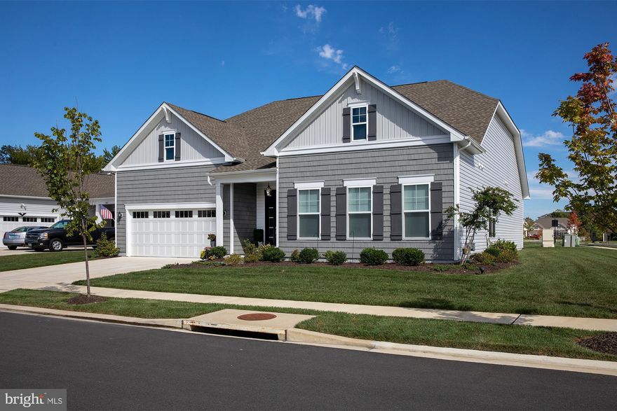 Price Reduction!  Additionally, seller is offering $5,000 to closing costs.  MOVE IN READY NOVEMBER 2022!
Why wait when you can purchase this brand new home ready for move in this fall?  This home includes a morning room with screened patio, oak staircase, ultra spa bath, attic storage in the garage, fireplace, dry bar, gourmet kitchen and much more! 

Welcome to K. Hovnanian's Four Seasons at Kent Island a new luxury active adult 55+ community on Maryland's Chesapeake Bay. Discover the amenity-filled, resort-style experience within 45 miles of Washington DC and Baltimore. Residents can take advantage of the community's 24,000 sq. ft. clubhouse opening summer 2022 with indoor & outdoor pools, a state-of-the-art fitness center, and multiple tennis and pickleball courts. With a full-time lifestyle director on site, Kent Island also features a well-maintained calendar of activities such as walking club, indoor and outdoor yoga sessions, mahjong club, kayaking, pickleball and more. Kent Island life is about making friends and enjoying the company of people who have worked hard and now want to enjoy all that a luxury 55+ community has to offer. Located steps from the water and minutes from Annapolis, Four Seasons at Kent Island also offers quick access to Rt. 50. Enjoy the convenience of nearby dining and shopping options together with the quaint charm of a small town.