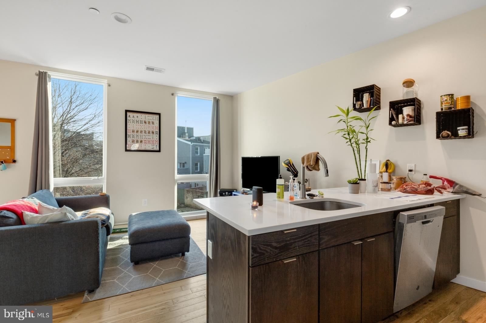 Available NOW | Leasing Special: $1,545/month for a 16 month lease or $1,595/month for a 12 month lease!
Welcome to 1317 Frankford Ave #B! This beautiful 1 bedroom, 1 bathroom apartment is located right in the heart of trendy Fishtown. Features include secure entry, hardwood floors throughout, central A/C, recessed lighting, in-unit laundry, and more! Entering this modern unit, you'll find a spacious living area with huge windows for natural light. This space is open to the kitchen which boasts a sleek island with counter seating, tile backsplash, great cabinet storage space, and stainless steel appliances including a dishwasher, microwave, oven/stove, and fridge. Continue back to the bathroom to find modern fixtures, tile flooring, a shower/tub, and a vanity. Your bedroom is nicely sized and has great natural light and a sliding double door closet. Central A/C and in-unit stacked washer/dryer will keep you comfortable year round. Schedule your showing today!
Lease Terms:
Generally, 1st month, 12th month, and 1 month security deposit due at, or prior to, lease signing. Other terms may be required by Landlord. $55 application fee per applicant. Pets are conditional on owner's approval and may require an additional fee, if accepted. (Generally, $500/dog and $250/cat). Tenants responsible for: electricity, gas, cable/internet, and a $30/month flat water fee. Landlord Requirements: Applicants to make 3x the monthly rent in verifiable net income, credit history to be considered (i.e. no active collections), no evictions within the past 4 years, and must have a verifiable rental history with on-time rental payments. Exceptions to this criteria may exist under the law and will be considered. Cosigners accepted.