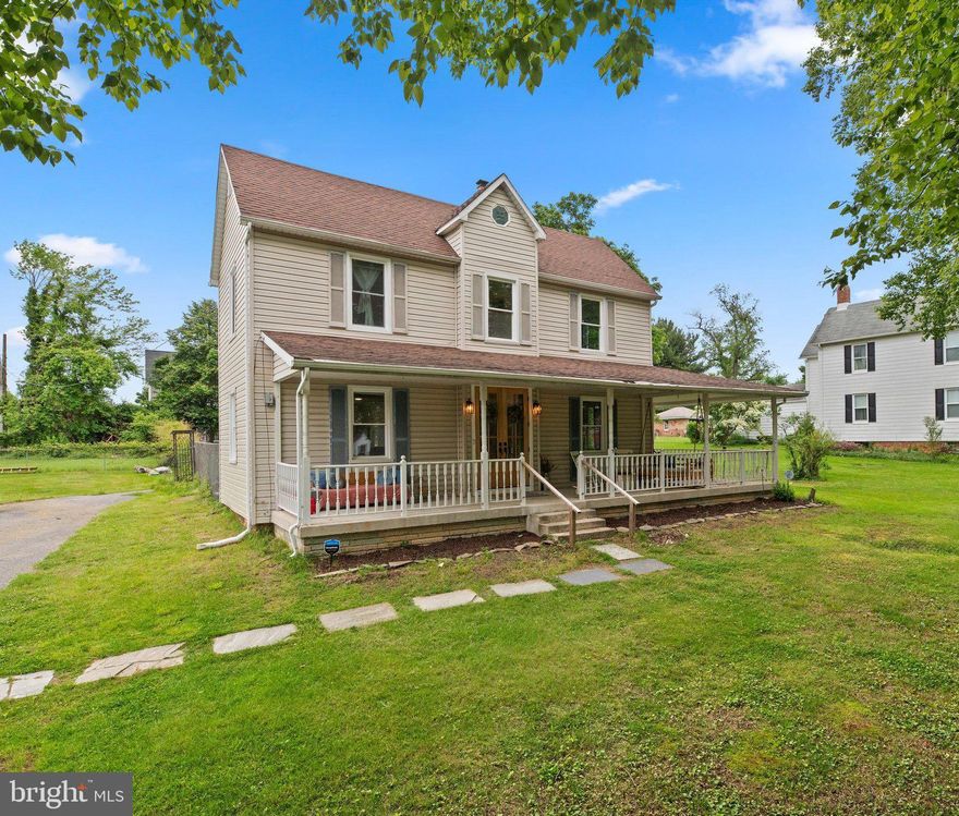 SUN 2- 4 PM! Welcome to 6154 Old Washington Road in Elkridge, Howard County! This modern farmhouse-chic style home will not disappoint. As you walk up, you are greeted by an expansive wrap around porch with designer, French front doors and a custom porch bed swing. Inside, no detail was spared in this newly renovated home. The open concept floorplan is perfect for entertaining and provides a "wow-factor" the moment you walk through the front door. The kitchen boats a commercial grade range, stainless steel appliances, farmhouse sink, and brand-new cabinets with granite countertops. The main level also offers a large bedroom and a designer full bathroom. Upstairs, there are 3 bedrooms and 2 full bathrooms. The primary bathroom is an experience, designed with a Japanese wet room style inspiration, mixed with traditional European tiles and layout. It is absolutely a must-see! The backyard is an entertainer's paradise featuring a fully fenced yard and a patio right off of the kitchen, which makes grilling and outdoor dining a breeze. This home also features a new HVAC and tankless hot water heater. Located just minutes from the Guiness Open Gate Brewery and BWI airport, you can't beat this location! Come see for yourself!