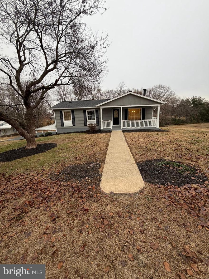 Welcome to 47 McCarty Rd
Discover the perfect blend of serenity and convenience in this beautifully 2.25-acre ranch-style home. Ideally located just minutes from the VRE and historic downtown Fredericksburg—with no HOA—this property offers both charm and practicality.
•✨ Key Features
•