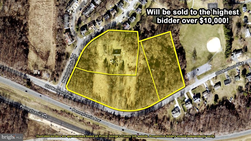 Online Auction - Property will sell to the highest bidder over $10,000! Welcome to Melwood Park, a historic home near Upper Marlboro in Prince George's County, Maryland.
This 2 1/2-story, Flemish bond brick structure with Georgian details is listed on the National Register of
Historic Places. With connections to notable figures like George Washington and Governor Thomas Sim
Lee, Melwood Park holds significant historical importance.
The property sits on 12.49 acres and is protected by easements. While in disrepair, this property is a
unique opportunity for restoration and historic preservation. Don't miss your chance to make this piece
of history your own.