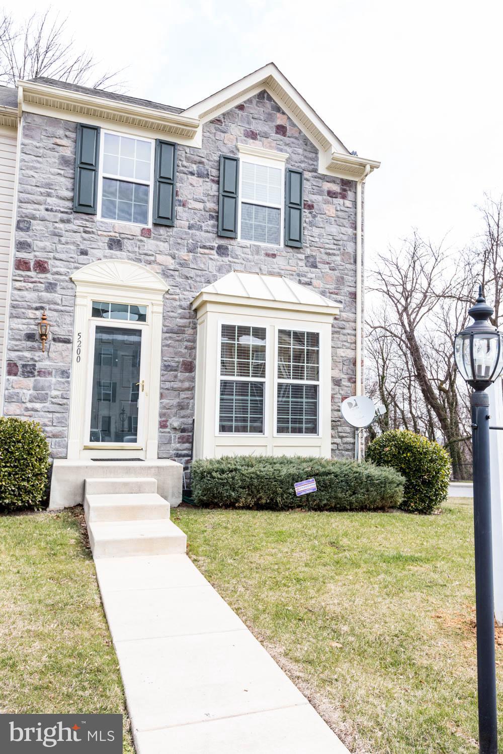 Price just reduced from $224,900! Beautiful End Unit TH & 3 Level Bump-Out Features Tons of Upgrades! Enjoy a Bright Open FLR PLN w/LG LR, Huge EIK w/ BRKF Bar, Bonus BRKF RM w/French Doors to LG Trex Deck. MBR w/S-Area, WLKIN, F-BA w/DBL Sinks, Soaking Tub & SEP Shower. Entertain Family&Friends in LL-FR, Bar w/Granite, PDR-RM & Walkout to Stamped Concrete Patio. ONLY VA or Conventional Allowable.