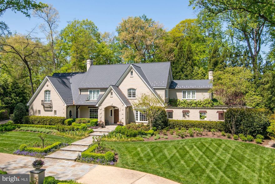 JUST LISTED in McLean! Stunning French Provincial style estate on nearly 1-acre of meticulously landscaped gardens, rivaling those of Palm Beach, Beverly Hills, Georgetown, and the like. The approx. 5,000 SF home has been completely renovated by its current owners offering an incredible floor plan for indoor-outdoor entertaining that is second-to-none. Multiple sets of French doors open to the lush gardens crafted by McHale Landscape Design - previously featured in Home & Design Magazine. Highlights include the 28 x 20 ft heated swimming pool with adjoining hot tub/spa, a covered outdoor kitchen with barbeque and bar seating, gazebo with fireplace, an enclosed front courtyard with fountain, handsome formal English garden, and artfully designed pathways leading to multiple private garden areas – all surrounded by mature greenery creating an incredible private oasis. Inside offers 3 Bedroom Suites plus a handsome Study that can be used as a 4th bedroom. The expansive Master Suite boasts a 15+ft cathedral ceiling, fireplace, a screened porch overlooking the rear gardens, a luxurious Master Bath with heated floor, double vanity, large shower with multiple shower heads, separate spa tub, fireplace and His & Her Dressing Rooms. Top-of-the-line finishes throughout. Gourmet Kitchen with Sub-Zero, Wolf, and Thermador appliances. Sonos audio system. Custom built-ins.  Embassy-sized rooms. Fine detail. Circular aggregate driveway, motor court, and 3-car garage offer ample parking. Natural Gas Generator.  Private Well (new well head 2021). Rubber Slate roof (new 2020). Contact listing agents for more information and to schedule a private showing.