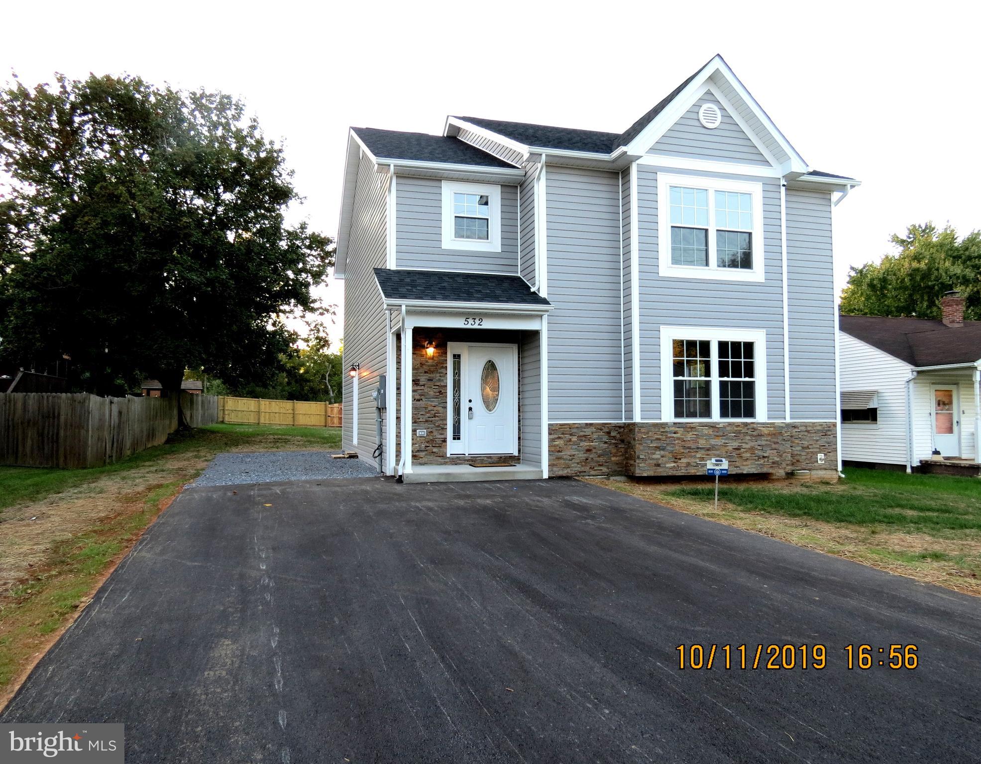 BEAUTIFUL BRAND NEW HOME! MOVE IN READY! GREAT LOCATION! 4-bedroom, 2 Full Bathroom , plus 1/2 bath in the main level. Nice size, family room, formal living and dining room. Kitchen has an island, granite counter-tops, pantry, stainless steel appliances, and waterproof laminate flooring. The Master Bedroom is a great size w/ full bath and walk-in closet. Recessed lights on the first floor and the second level. Plus, a window in the living room and master bedroom has recesses lights on the top, they look very cute! Also, it comes with outside security cameras, plus DECK and FENCE! Located minutes from I-81, Rt.11, Rt.45 and Rt.9. Great commuter location and convenient to hospital, schools & shopping. Colonial home sitting on 0.22 (+/-) acre lot with paved driveway. COME TAKE A LOOK AROUND AND SEE IF THIS LOVELY HOME IS A PERFECT FIT FOR YOU!
