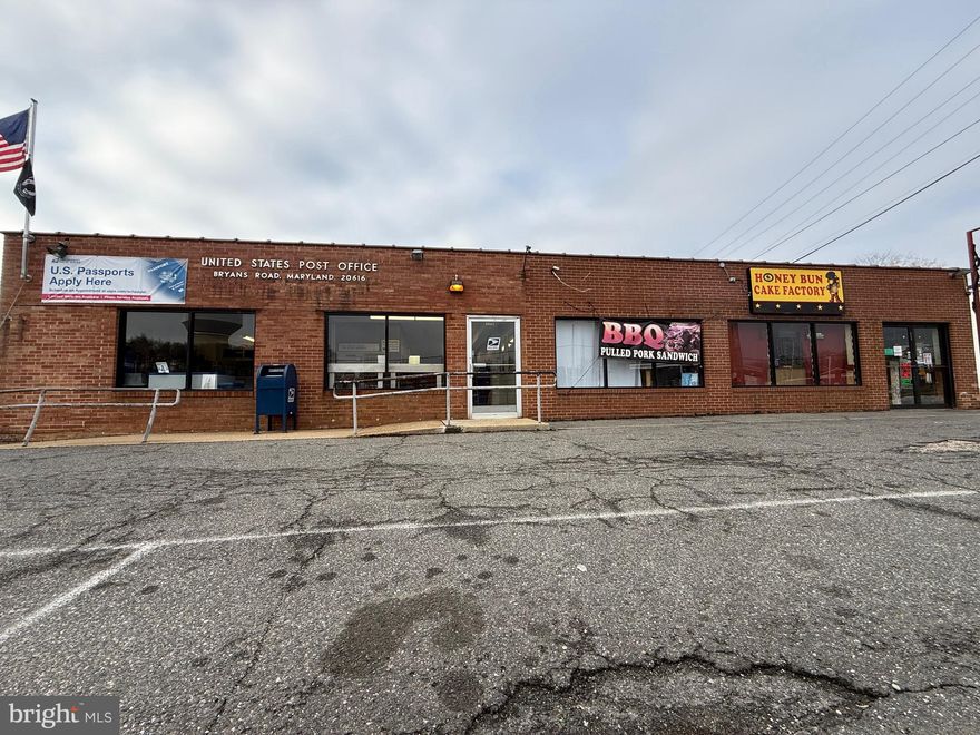 Great for investment. Income producing - Four units completely leased out. Unit1- Post Office $3886 /mo, Unit2-Honey Bun Bakery $2575/mo until 07/31/2029 , the rent will increase by 3% each year. Unit3-Barbershop $1600/mo until 12/31/27, Unit 4- Salon $1000/mo until 11/30/27. Unit1 - Post Office pays all utilities. Unit2, 3 &4 tenants pay all utilities except  Water/Sewer: Landlord shall pay the first Forty Dollars ($40.00) of each quarterly water/sewer bill for the Building. The remaining balance of each quarterly bill shall be allocated among the three tenants: Honey Bun Bakery, Barber shop and Salon. Parking included behind building. Schedule today! Sold As-Is.
