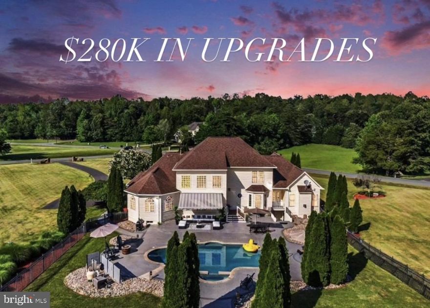 Set behind a private approach on 3.03 serene acres, this Northern Virginia Luxurious Estate delivers a rare combination of privacy, refined living, and resort-style outdoor design within reach of Washington, D.C.

A Rare Blend of Elegance, Privacy, and Lifestyle, Designed to Impress

The outdoor environment defines the property. A fully reconstructed saltwater pool and spa with upgraded Omni Logic automation system anchors expansive stamped concrete terraces designed for elevated entertaining. Mature landscaping, open green space, and thoughtful lighting create a true private retreat atmosphere.

Inside, the home offers main-level living convenience with a spacious primary suite and additional bedroom on the entry level. Over $275,000 in recent capital improvements provide exceptional turnkey confidence, including three newly installed HVAC systems, renovated bathrooms, upgraded lighting and fixtures, refreshed hardwood flooring, and a fully finished lower level featuring a private cinema and dedicated fitness suite.

Every detail reflects careful investment in both lifestyle and infrastructure, delivering immediate enjoyment without deferred maintenance concerns.
Strategically positioned along Virginia’s Washington–Richmond corridor and near major federal and executive employment centers, the region continues to benefit from expanding commercial investment and residential growth, including large-scale entertainment and hospitality developments such as the upcoming Kalahari Resorts & Conventions and new mixed-use initiatives throughout the I-95 corridor. Continued data and technology sector expansion in Northern Virginia,  including operations by Amazon Web Services, further reinforces long-term regional strength. 
For buyers seeking privacy, turnkey condition, and estate-level outdoor amenities in Northern Virginia, this property offers a compelling alternative to higher-priced luxury submarkets while remaining connected to one of the East Coast’s most dynamic growth corridors.

Private showings available by appointment. Executive relocation and international buyers welcomed. Furnished estate option available.