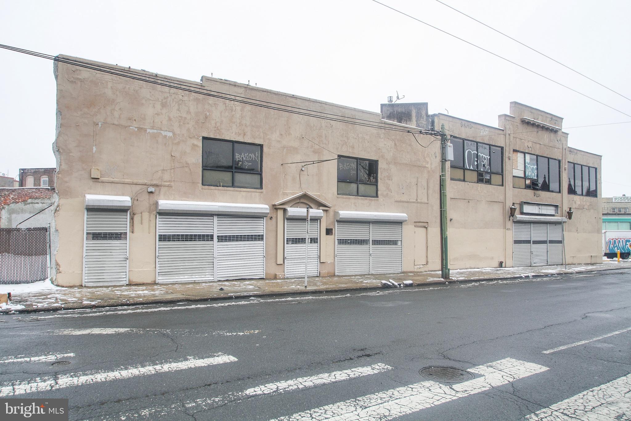 This 15,000+/- SF commercial building, located just off busy Frankford Avenue, offers limitless potential. Previously a multi retail store conglomerate, with 2nd floor catering hall/nightclub, it features an open floor plan on both floors, excellent street visibility from Oxford Avenue, and a large rear space for deliveries or extra storage with access from Frankford Avenue. The building boasts high ceilings, multiple commercial entrances on Oxford Avenue, and is priced to sell in "AS IS" condition. Basement has 10 ft ceilings and adds another potential +5000 sq ft of useable space. Property is less than 1 block from the Margaret/Frankford L-
Train stop. There may also be an opportunity to expand lot into multiple adjacent properties.
