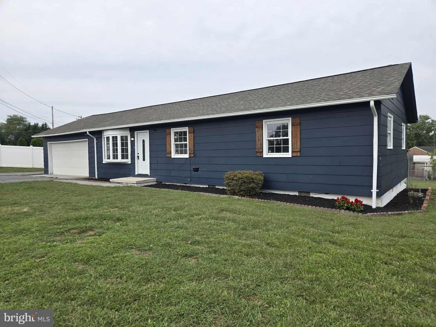 Welcome home to this beautiful ranch-style home offering comfort, convenience, and plenty of space inside and out. Featuring 3 bedrooms and 1 full bathroom, this home boasts a bright and inviting eat-in kitchen with modern updates, perfect for everyday meals or entertaining. The large living room provides plenty of natural light and a welcoming atmosphere. Enjoy the character of refinished hardwood floors throughout, along with the practicality of a washer and dryer room just off the kitchen. An attached two-car garage adds convenience and extra storage Step outside to your large fenced-in backyard—ideal for pets, play, or relaxing evenings—on a generous .35-acre lot, all located just outside the city limits for the perfect blend of privacy and accessibility.

Don’t miss this move-in ready rancher—schedule your showing today!