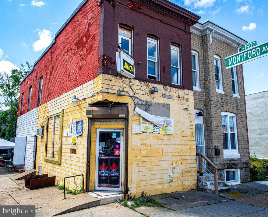 An established mixed-use building in Baltimore’s Broadway East neighborhood. It qualifies for owner-occupant FHA financing since the majority of the building is residential. Get the building + reno money rolled into a single mortgage using FHA’s 203k loan program. Seller seeks to rent-back the 1st floor store for $1,000/month for the first 6 months.
Bring this retail store back to life or use it as space for your business.  The property includes a spacious one-bedroom apartment above the store.
The property needs renovation. It is eligible for FHA’s 203k renovation loan program. The renovation money is rolled into the loan. Any buyer eligible for a normal FHA mortgage can use it. This is a standard 30-year mortgage program.  Assuming a reno budget of $115k, the monthly payments on this mortgage would be  $1,625/month.
The area has high foot traffic and it offers both stability and growth potential.  The foot and vehicle traffic is high enough that a local carwashing business chose this location in summer 2025. Come see it today.