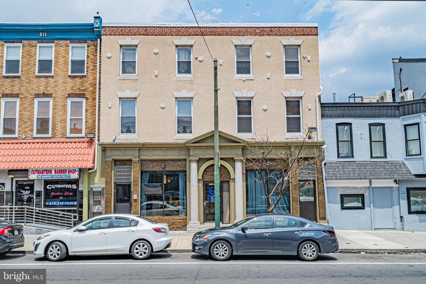 Amazing turn-key investment opportunity located right off the busy commercial corridor of Girard Ave. This 8 unit building is fully occupied and tastefully rehabbed, currently bringing in $122,760 in gross annual rents. All of the residential units offer modern high-end finishes such as exposed brick, hardwood floors, stainless steel appliances, and much more. The unit breakdown is three 2 bedrooms 1 bathroom, four 1 bedroom 1 bath, & a 1,200 sq ft commercial unit. Rents are currently under market and can be increased. There are 2 coin-operated washers & 4 dryers located in the building which bring in additional income and are used by all the tenants from 507-517 W Girard Ave. The commercial tenant recently signed a new 5-year lease with an annual increase to bring the rent up to $2,000 on the 5th year. Contact listing agent for offering memorandum.