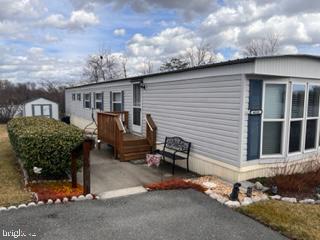 **OPEN HOUSE CANCELLED DUE TO INCLEMENT WEATHER**This lovely single wide mobile home offers 980 sq. ft of living space and offer a NEW ROOF and NEW WINDOWS! There's an eat in kitchen with plenty of cabinet space. Buyers will love the oversized window looking to the outdoors. There's a breakfast bar perfect for breakfast on the go! The family room is spacious and offers an electric fireplace. There are two bedrooms and a large full bath. Full sized washer and dryer are in a closet outside the bedrooms. There's a spacious patio for entertaining and a shed. Deep Run Mobile Home Park is conveniently located to Gateway Overlook, Costco many shops and restaurants with easy access to I-95., route 175, Route 100, Route 32 and more. There is a monthly ground rent fee of $795.08 (includes water, sewer & trash) to Deep Run Mobile Home Park. Buyer must have good credit and qualify for the park to purchase. Call for more information and to schedule and showing appointment. Must have a mobile home loan or cash to purchase.