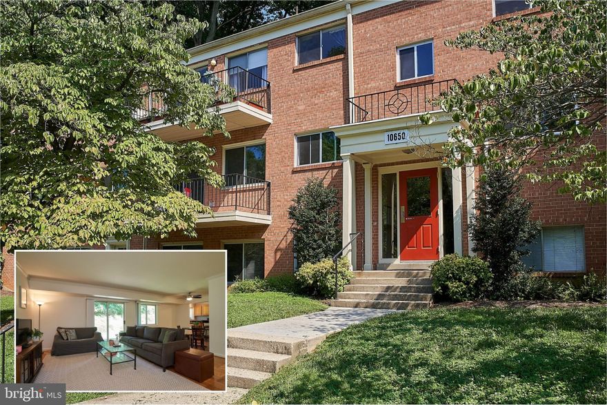 Conveniently located behind Grosvenor Metro & adjacent to Rock Creek Park (miles of hiker biker trails!) this spacious, updated 2BR, 1 Bath has nearly 1,100 sq ft of space plus sliding door to a private patio. Utilities (electric & gas) included in condo fee! Hardwood floors, wood blinds, open kitchen with breakfast bar, new/newer stainless appliances (gas stove!), ceiling fans. Close to NIH & commuter routes! Sorry, no pets allowed.