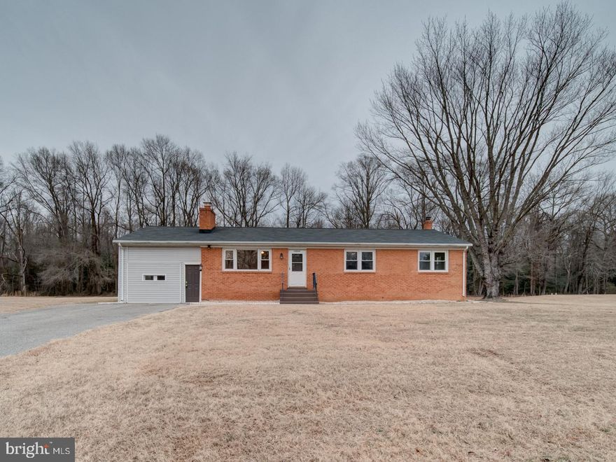 You don’t want to miss this charming and spacious ranch-style home located in White Plains, MD. Enjoy the feel of country living while remaining conveniently close to the city. This beautiful property sits on approximately 0.77 acres and features 2 bedrooms and 3 bathrooms, along with an expansive backyard ideal for outdoor entertaining. The basement includes a recreation room with a fireplace.

Peace and serenity surround this inviting retreat, tucked away on a quiet, tree-lined road. This fabulous rambler offers comfort, space, and privacy in a picturesque setting.

The home is conveniently located for an easy commute to Washington, DC, and is also close to local shopping, dining, and everyday amenities. Experience this special property firsthand—schedule your showing today and discover the charm of this wonderful rambler.