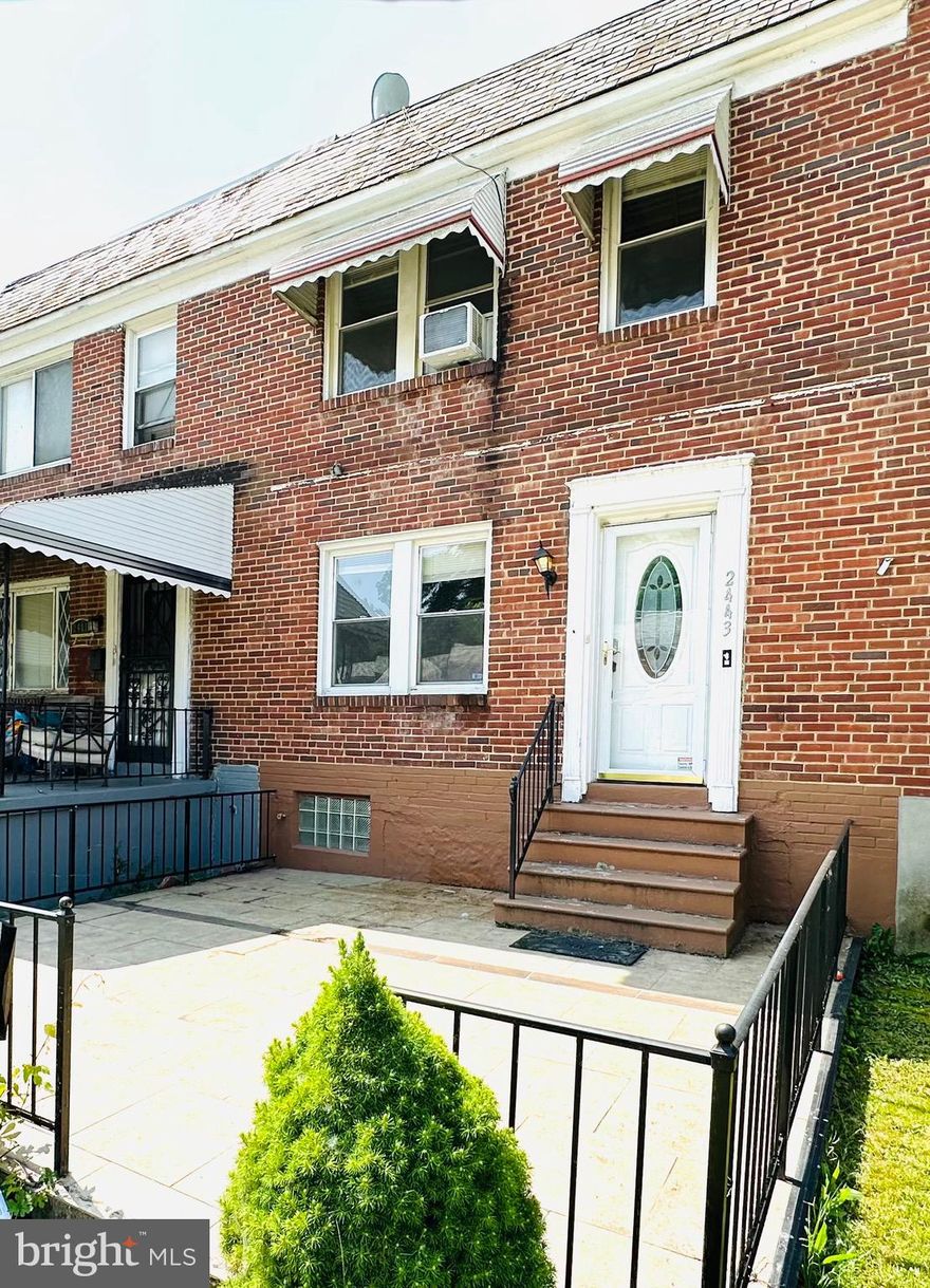 This charming Baltimore townhome/ row - home  is located in the Greenspring community! With 3 bedrooms and finished basement, this property offers over 1,500 square feet of living space, plenty of room for anyone looking for a new home! Upon entering ,  beautiful  hardwood floors will greet you, throughout the main living areas. The spacious living room features large windows that flood the space with natural light, making it the perfect spot to relax or entertain guests. The adjacent dining area is the ideal space for hosting dinner parties and family gatherings. The kitchen boasts ample counter and cabinet space.  Upstairs, the 3 spacious bedrooms offer ample closet space, and you'll find the full bathroom, and again, hardwood floors throughout. The finished basement provides additional living space and is perfect for a home office, family room, playroom, or home gym. The fenced in backyard is perfect for summer barbecues and outdoor activities. Being sold As Is. This home is located in a desirable Baltimore City neighborhood, just minutes from shopping, dining, and entertainment options. It is also conveniently located near major highways, making for an easy commute to downtown Baltimore or surrounding areas.  Available for sale or lease/rent minimum of 12 months. This home is  beautiful and spacious  that offers comfort, convenience, and style in a fantastic location.