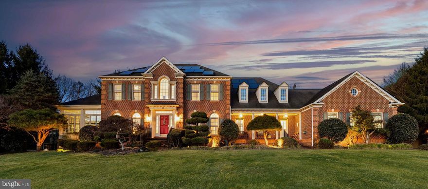 Live authentically. Embrace the Hayfields lifestyle. Sumptuous brick traditional in very desirable Hunt Valley community. Relish the sweeping views of the golf course, surrounds, and pond. A light-filled oasis that will leave you happy and refreshed every day. Gathering spaces flow seamlessly. Open concept and fluid.  Unwind, recharge, and grow plants in your spacious sunroom that connects seamlessly to your expansive outdoor terrace. Wow your guests with the lower level complete with a massive in-home theater and glowing wet bar. Sip and savor as conversation carries you well into the evening. Incredible kitchen that will inspire many culinary delights. Hyper functional mud room and deluxe laundry space. A gracious dining room that beckons for family feasts. A living room so delightful you will actually use it. Expansive primary suite with sitting room, wine fridge, and luxe bath.  Be modern, be energy efficient. Solar panels convey, no lease. Tesla charging station in garage. Hop in a golf cart and enjoy the ride to the Hayfields Country Club with even more amenities, golf, pool, tennis and restaurant, if you choose to join. Minutes to everywhere you want to be. Xfinity internet. Please book your appointment now. In the event the active date changes, you will be notified. Cultivate your existence. The art of uniting human and home.