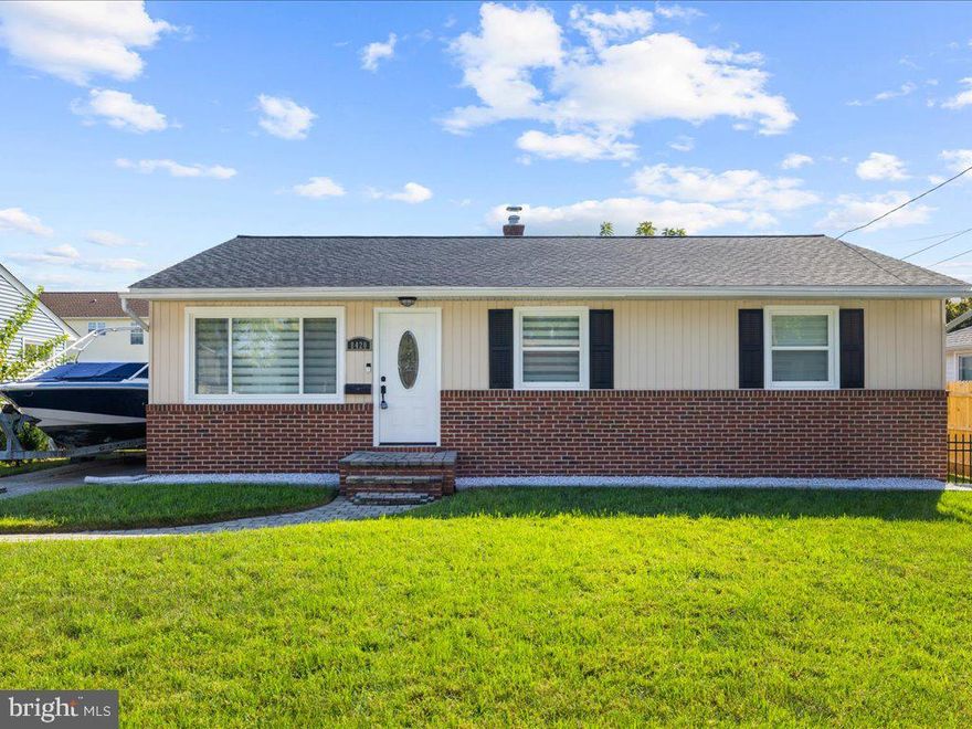 Seller willing to contribute towards a buyer's closing cost for an acceptable offer that closes before 10/31/2024 Looking for a great rancher in the highly desired Riviera Beach look no further this home is ready for its new owner. Owners have recently updated the roof with a premium architectural shingle all new windows and beautiful updated bathroom. This home boasts crown molding and hardwood floors in the family room and all throughout the bedrooms. Great curb appeal with a water view of Stoney Creek. There is off street parking with a private driveway as well. The back yard is full fenced and offers a great sunroom/ screened in porch off the kitchen.