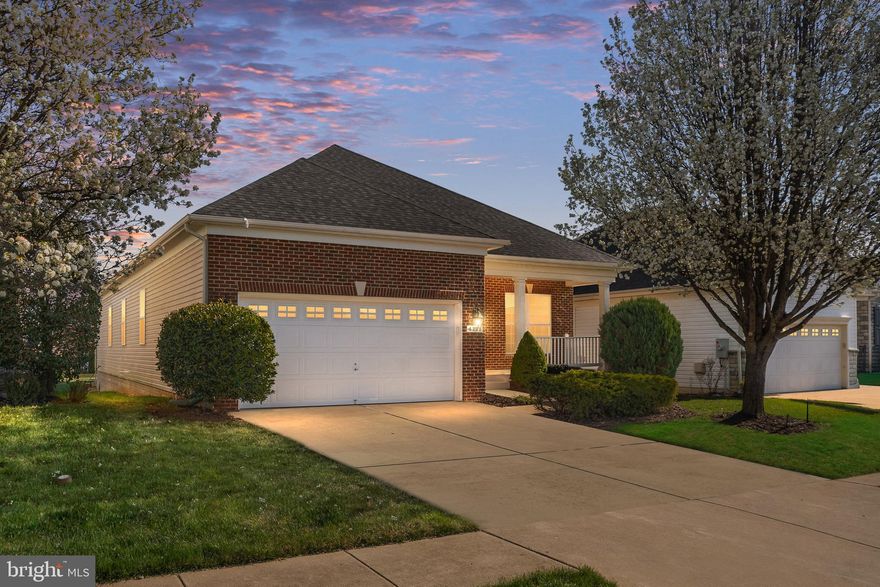 Elegant main level living in Virginia Heritage at Lee's Parke * Meticulously maintained rambler located in Fredericksburg's premier gated 55+ active adult community * True one level living with an open concept floor plan * The heart of the home features a gourmet kitchen that flows seamlessly into a spacious family room * From there step outside to your private screened-in porch, the perfect spot for morning coffee or sunset cocktails while enjoying the gentle Virginia breeze - free from the elements * The massive unfinished
basement offers a blank canvas for your vision * Whether you need a sprawling workshop, a home gym or a massive storage area, the possibilities are endless * Living here means more than just owning a home: It's about joining a vibrant community * Low maintenance luxury allows you to spend less time on chores and more time enjoying the community's resort at home lifestyle * Less than 10 miles to Old Town and the  VRE