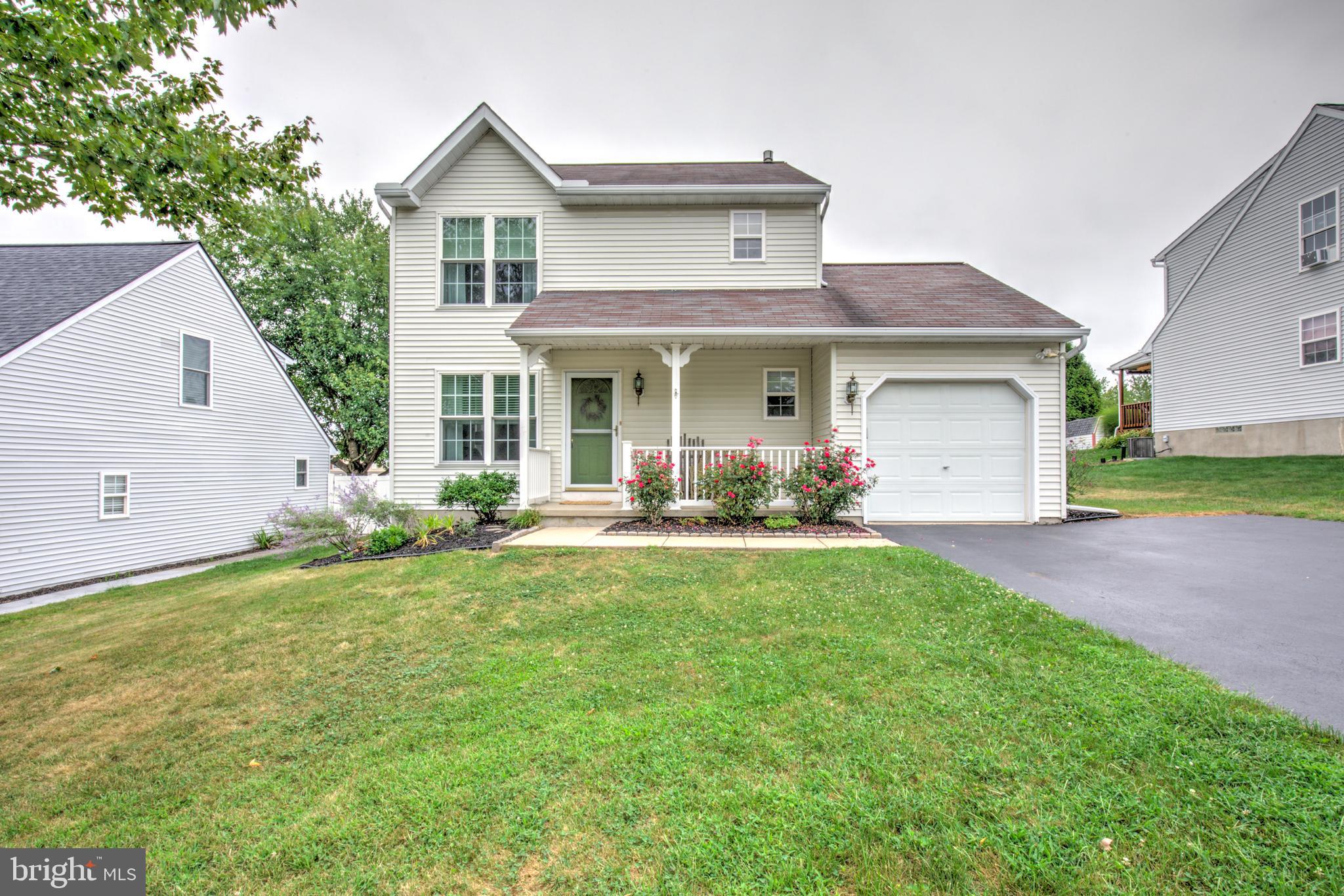Welcome to Blossom Hill! This newly refreshed 3 bedroom, 1.5 bath detached 2-story home has been well loved by its original owners. With a beautiful bright kitchen, a first floor laundry room and 1/2 bath, this home in Dallastown Area School District also offers a deck overlooking the peaceful backyard. The second floor full bath offers a spacious walk-in shower (no tub). This home won't last long, book your showing today!