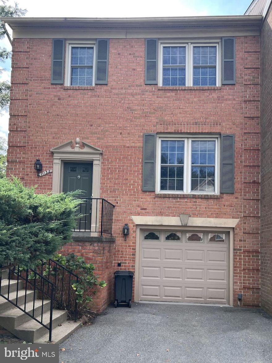 Beautiful end-unit 3 BR / 3 BA townhouse for rent. Approx. 2,600 sqft interior space.  Located in the Seven Locks elementary / Cabin John middle / Winston Churchill high school zone. Close to 270/495, very quiet community. New wood floors throughout the house, which is in excellent condition with a beautiful back deck and mature cherry trees, with a front garage with inside access. No Smoking / No Pets. Applicants must have a 700 credit score and $150,000 annual income, and vouchers are welcomed.