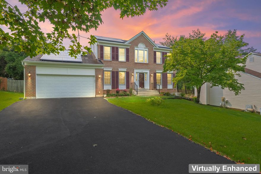 Presenting an exquisite brick colonial residence, this stunning home boasts 6 spacious bedrooms and 5 luxurious bathrooms, complemented by a 2-car garage, all situated on a peaceful cut-de-sac within the highly coveted Middlebridge community within Montgomery County.  *  The exterior features an expansive, meticulously maintained front lawn with ample driveway space for an additional 4+ vehicles.  *  Upon entering, you are welcomed by elegant natural hardwood floors that flow throughout the main level. *  The formal living room, tasteful adorned in soft color palette, large windows that lead seamlessly into the formal dining room, which showcases crown molding and decorative chair railing.  Glass sliding door provides convenient access to a generous deck, surrounded by fruit trees, fenced backyard for privacy, perfect for entertaining.  * Off the formal dining room you’ll find a sizable kitchen equipped with ceramic tile flooring, granite countertop, 42” maple cabinetry, stainless steel appliances, along with a cozy breakfast area.  large windows grace the whole house, flooding the space with natural light.  *  Adjacent to the kitchen is an expansive family room, also featuring  natural wood flooring, cozy wood fire place, and French doors that opens to the backyard.  *  The main level is complete with a beautifully appointed powder room and a full-sized office for your convenience.  *  As you ascend the staircase adorned with natural Harwood,  you discover 4 inviting bedrooms and 2 full bathrooms  that includes a thoughtfully place skylight for natural illumination day or night.  *  The spacious primary bedroom features a potential sitting area, an expansive closet and a luxurious en-suite bathroom boasts ceramic tile flooring, a sunken tup with a window and skylight that floods the space with natural light, a granite countertop vanity and a separate walk-in shower, creating a serene oasis reminiscent of a spa retreat.  *  Venturing down to the lower level, you are greeted by a well-designed layout that includes 2 large bedrooms-one with an ensuite bathroom and a hall way bathroom. This level also features a sizable bonus family or recreation room, complete with glass French doors that lead to the outdoors.  Wet-bar/kitchenette make it easy to prepare snacks and drinks for gatherings or casual family entertainment. *  The basement is completely fitted with all the necessary features and amenities, making it ideal for a separate rental property.  It includes its own private entrance. *. This home truly offers a blend of comfort, style and functionality, making it the perfect place to create lasting memories. *  Close proximity to all of the fabulous restaurants, retail and amenities of downtown Rockville and Silver Spring. Additionally, the neighborhood is a commuter's dream with nearby access to the Glenmont Metro Station as well as the Inter-county Connector, I-270 and I-495. Welcome home!